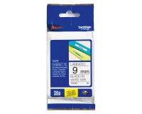 Nastro per etichettatrice Brother TZE221 nero bianco 9 mm x 8 m