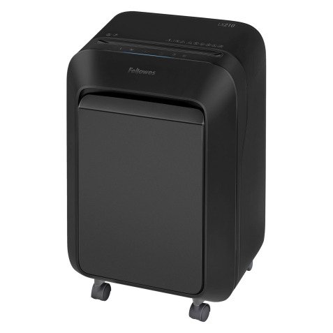 Distruggidocumenti Fellowes LX210 taglio a frammento livello di sicurezza P-4 - 16 fogli - nero