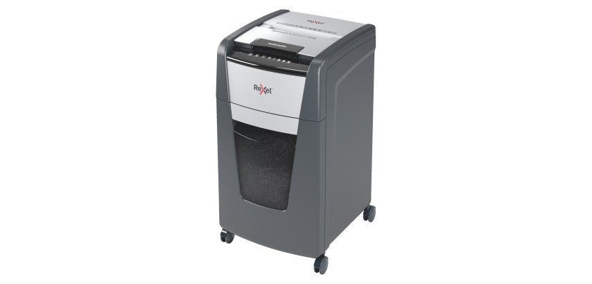 Distruggidocumenti Rexel Optimum Autofeed+ 225M, Taglio Micro, Sicurezza P-5, 225 Fogli, 60L