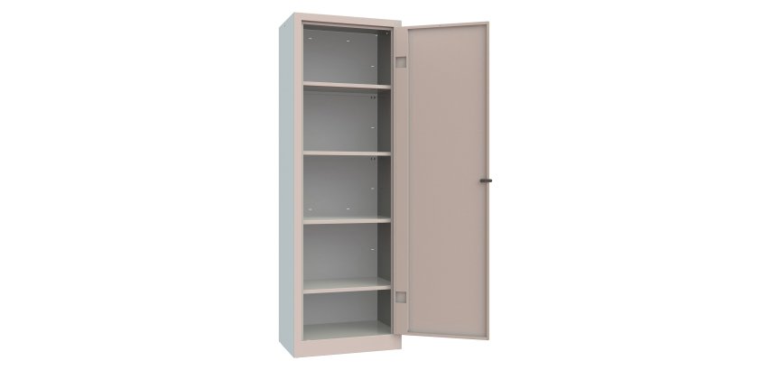 Armadio multiuso monoblocco ARMET 4 ripiani 600 x 400 x 1.800 mm