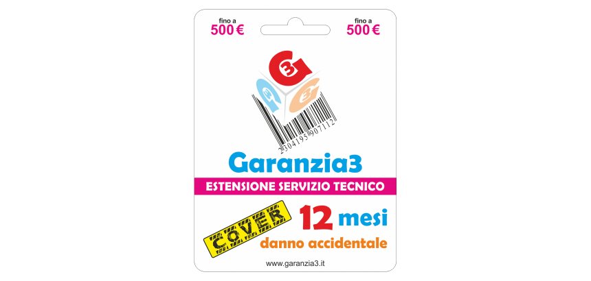 Garanzia 3 Cover Massimale 500 - 12 mesi