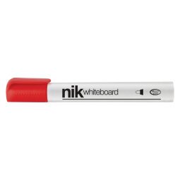 Marcatori NikOffice NikWhiteboard per lavagne bianche punta conica rosso 12 unità