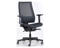 Sedia "ERA MESH" in rete autoportante colore nero