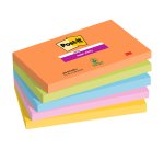 2+1 Confezioni Post-it super sticky Boost 76 x 127 mm 90 ff 5 unità 1 confezione in omaggio