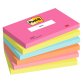 Post-it Sticky Notes Poptimistic 127 x 76 mm Assorted 100 Sheets Pack of 6