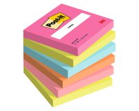 Post-it Sticky Notes Poptimistic 76 X 76 mm Assorted 100 Sheets Pack of 6