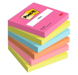 Post-it Poptimistic 76 x 76 mm 6 unità da 100 fogli