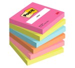 Post-it Sticky Notes Poptimistic 76 X 76 mm Assorted 100 Sheets Pack of 6