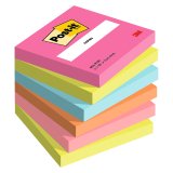 Post-it Sticky Notes Poptimistic 76 X 76 mm Assorted 100 Sheets Pack of 6