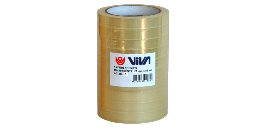 Nastro adesivo 24 mm x 66 m 6 unità