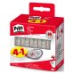 Correttore a nastro Pritt Compact Flex Roller 4.2 mm x 10 m confezione convenienza da 4+1 in omaggio