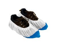 Überschuhe aus PP/PE, weiß/blau - Beutel mit 50 Stück