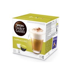 Caffè Dolce Gusto Cappuccino Nescafé 16 unità da 25 g (8 cappuccini)