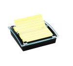 Post-it Z-Notes Millenium Dispenser Black with Super Sticky Lined Z-Notes 101 x 101 mm 90 sheets