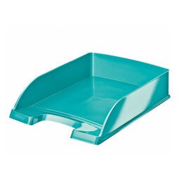 Leitz WOW Letter Tray 5226 A4 Ice Blue 25.5 x 35.7 x 7 cm