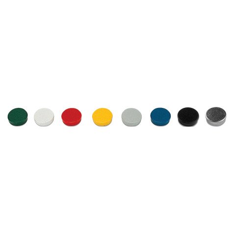 Magneti Bi-Silque rotondi 10 mm bianco 10 unità
