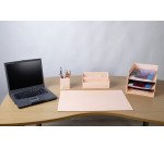 Pot à crayons 4 compartiments Exacompta Aquarel en carton couleur pastel