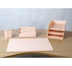 Pot à crayons 4 compartiments Exacompta Aquarel en carton couleur pastel