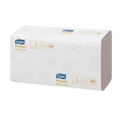 Secamanos plegado entredoblado Tork Premium Extra suave - caja de 2100