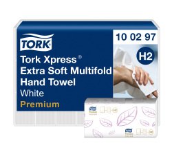 Secamanos plegado entredoblado Tork Premium Extra suave - caja de 2100