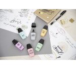 Surligneur Stabilo Pastellove Mini Boss couleurs pastels assorties – Etui de 6