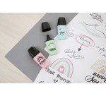 Surligneur Stabilo Pastellove Mini Boss couleurs pastels assorties – Etui de 6