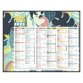 Calendrier semestriel mural 2026 - Exotique - 21 x 26,5 cm