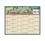 Calendrier semestriel mural 2027 - Exotique - 21 x 26,5 cm