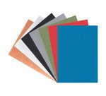 Cubiertas A4 cartón símil piel 270g- Paquete de 100 rojo