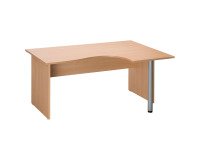 Mesa compacta Altys ala derecha 160 cm patas rectas