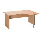 Mesa compacta Altys ala derecha 160 cm patas rectas