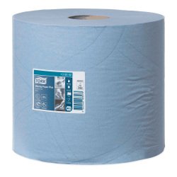 Bobine d'Essuyage Plus bleue W1/2 Tork, absorbant, 750 feuilles