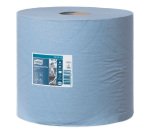 Bobine d'Essuyage Plus bleue W1/2 Tork, absorbant, 750 feuilles