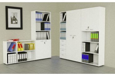 Libreria Avila 1 bianco 400 x 320 x 815 mm