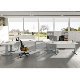 Scrivania a T Base Plus 120 x 80 x 72 cm