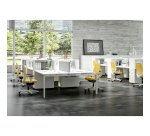 Pannello divisorio fonoassorbente Quadrifoglio Lightsound Beige 1.200 x 330 mm