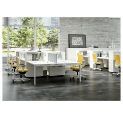 Pannello divisorio fonoassorbente Quadrifoglio Lightsound Beige 1.200 x 330 mm