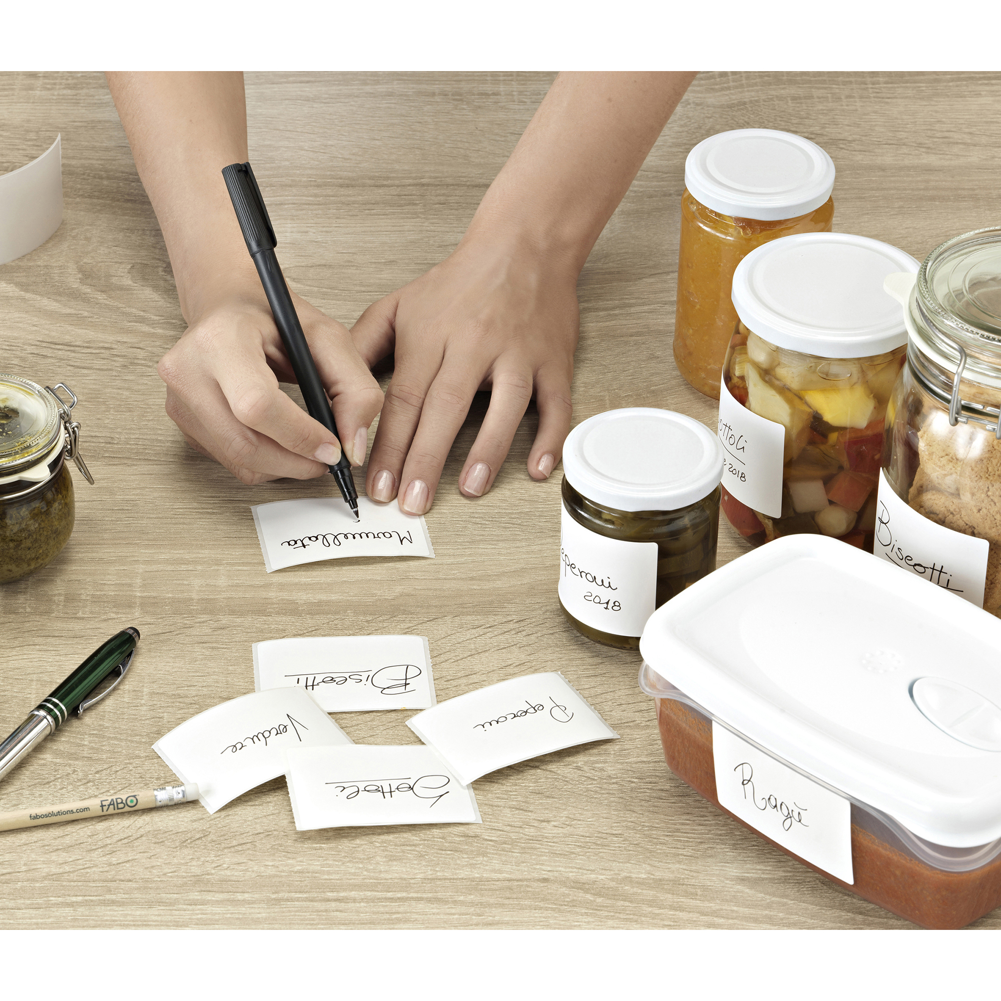 Etichette Neutre In Vinile Adesivo Giallo Di Lunga Durata Resistenti - Foto 7