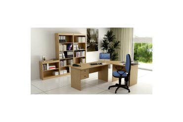 En_postazione lavoro home-office noce    dl