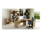 Postazione lavoro Home-Office Noce 1.830 x 1.320 x 720 mm