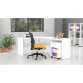 SET OFFICE Bianco, scrivania,allungo e cassettiera