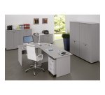 Scrivania con gambe pannello Lione p 80 x h 72 cm