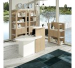 Bancone accoglienza compatto posizionamento a destra o sinistra l 142,5 x 83 x 117 cm