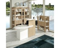 Bancone accoglienza compatto posizionamento a destra o sinistra l 142,5 x 83 x 117 cm