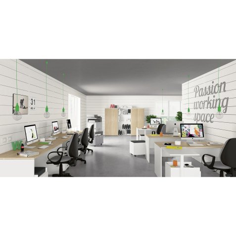 Allungo per scrivania start up S0040YBI bianco 700 x 500 x 730 mm