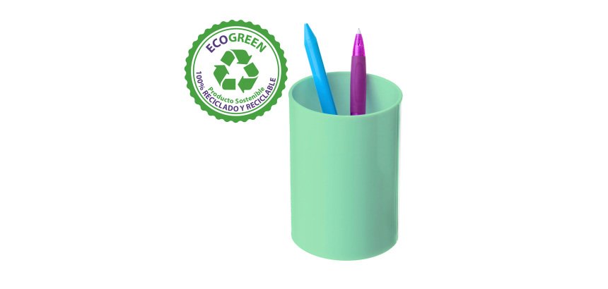Cubilete portalápices Archivo 2000 Ecogreen 100% reciclado