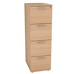 Hanging file cabinet with 2, 3 or 4 drawers lenght 49 x depth 55 cm in beech wood
