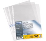 Buste a perforazione Universale Favorit Air 22 x 30 cm trasparente polipropilene finitura liscia lucida spessore leggero 100 unità