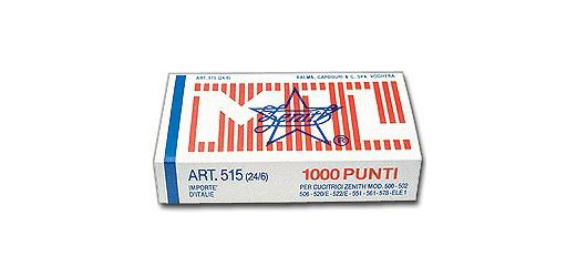 Punti metallici Zenith 24/8 1.000 pezzi