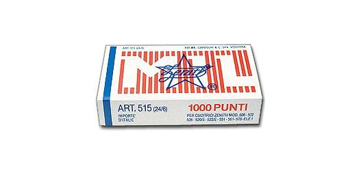 Punti metallici Zenith 24/8 1.000 pezzi